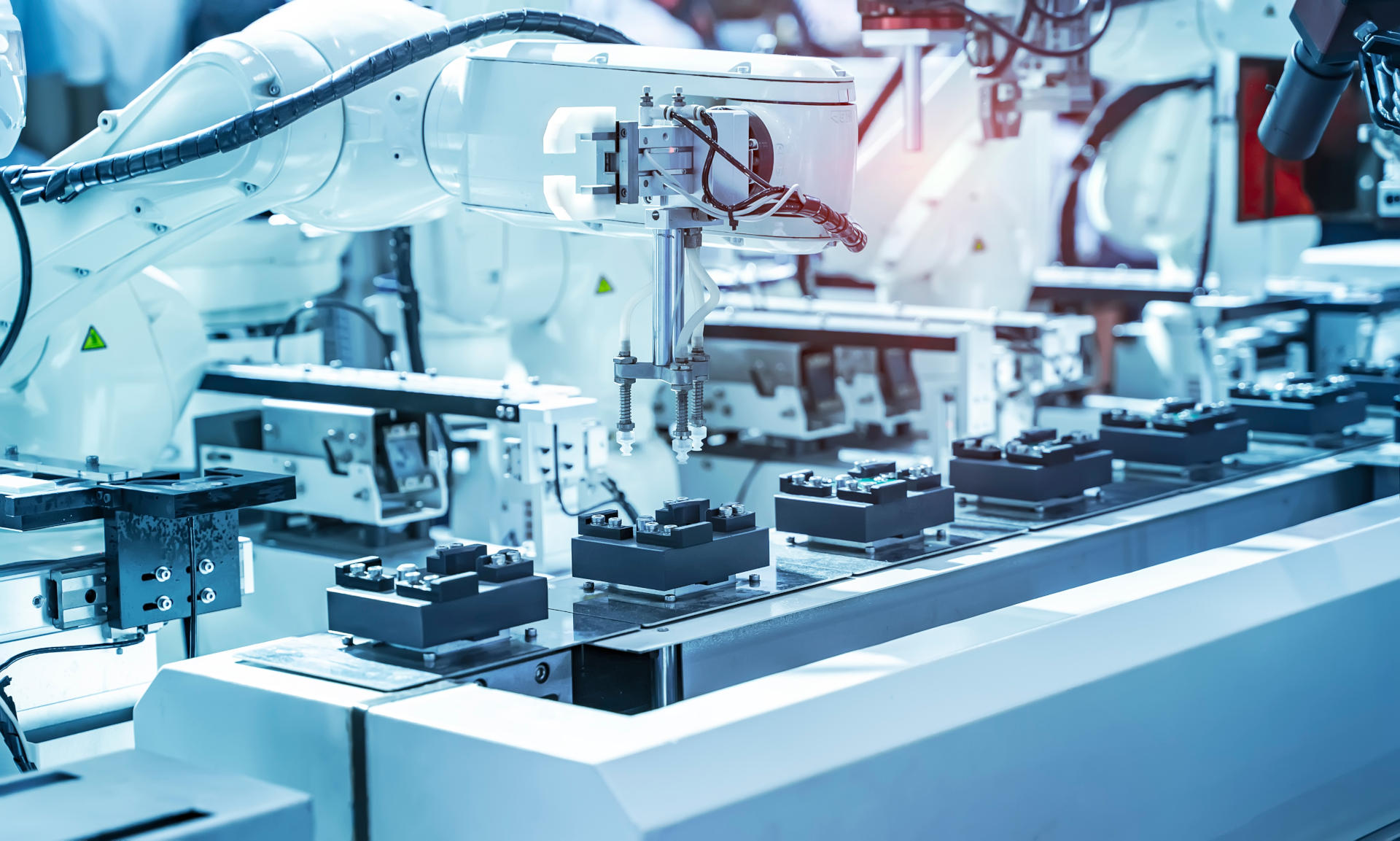 Automatic,Pneumatic,Piston,Sucker,Unit,On,Industrial,Machine,automation,Compressed,Air